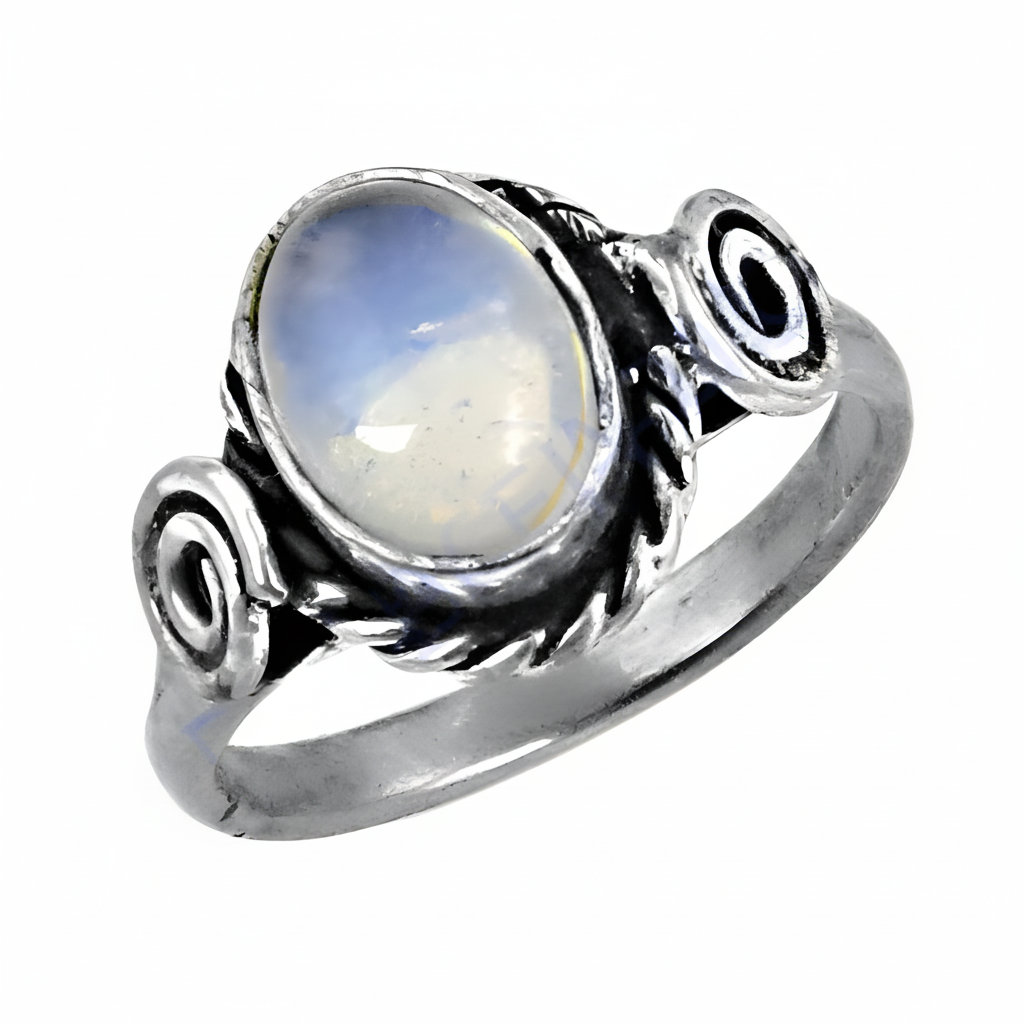 925 Silver Moonstone Ring for Women | Gift Jewelry
