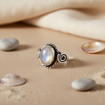 Load image into Gallery viewer, 925 Silver Moonstone Ring for Women | Gift Jewelry
