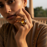 Load image into Gallery viewer, 925 Silver Citrine Cocktail Ring for Women | Gemstone Jewelry
