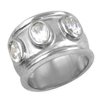 Load image into Gallery viewer, Silver Ring with Cubic Zirconia Stones | Women's Fashion Ring
