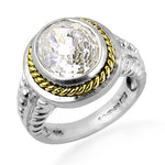 Load image into Gallery viewer, Silver Ring with Cubic Zirconia | Women's Ring | Gift for Her
