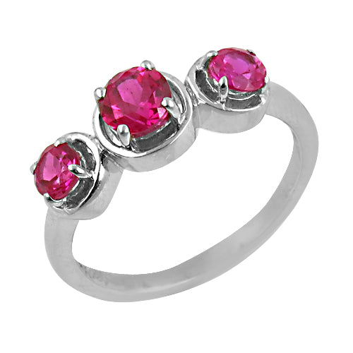 925 Silver Ruby Ring for Women | Gemstone Jewelry