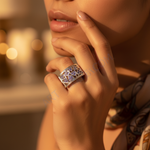 Load image into Gallery viewer, Silver Tanzanite Ring for Women | Gemstone Ring Jewelry
