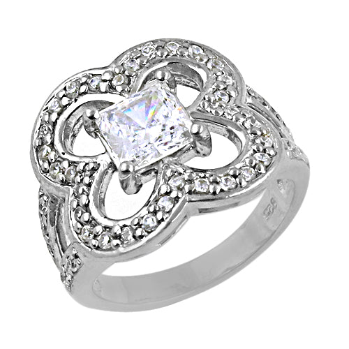 925 Sterling Silver Cubic Zirconia Ring for Women | Gift