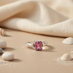Load image into Gallery viewer, 925 Silver Pink Topaz Ring for Women | Gemstone Jewelry
