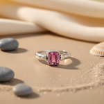 Load image into Gallery viewer, 925 Silver Pink Topaz Ring for Women | Gemstone Jewelry
