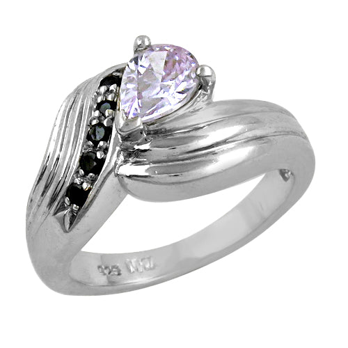 925 Silver Pear Cut Gemstone Ring for Women | Gift Jewelry