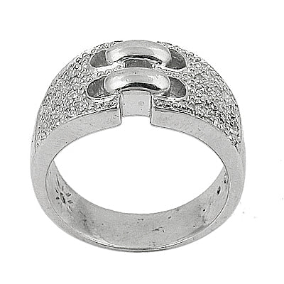 Silver Men's Ring | Textured Design | Daily Wear | Gift