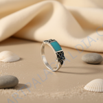 Load image into Gallery viewer, 925 Silver Turquoise Ring for Women | Gemstone Jewelry
