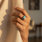 Load image into Gallery viewer, 925 Silver Turquoise Ring for Women | Gemstone Jewelry
