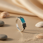 Load image into Gallery viewer, 925 Silver Turquoise Ring for Women | Gemstone Jewelry
