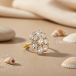 Load image into Gallery viewer, gold plating Ring with White Cubic Zirconia | Women's Ring | Gift
