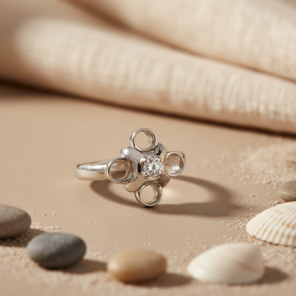 925 Silver Cubic Zirconia Ring for Women | Gift for Her