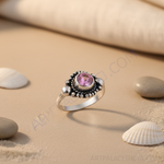 Load image into Gallery viewer, 925 Silver Pink Gemstone Ring for Women | Gift Jewelry
