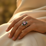Load image into Gallery viewer, 925 Silver Pink Gemstone Ring for Women | Gift Jewelry
