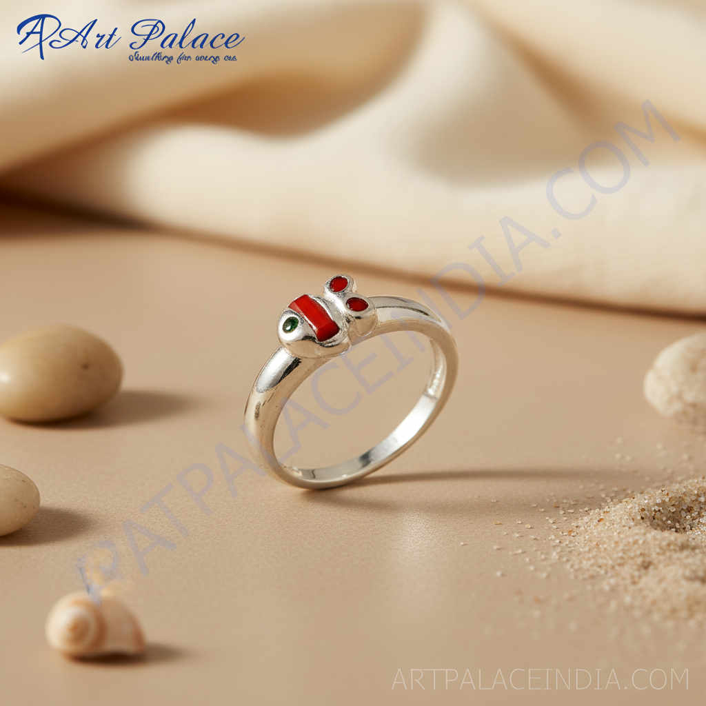 925 Silver Red Stone Ring for Women | Gift Jewelry