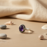 Load image into Gallery viewer, 925 Sterling Silver Amethyst Ring for Women | Gift Jewelry
