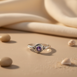Load image into Gallery viewer, 925 Silver Amethyst Ring for Women | Gemstone Jewelry
