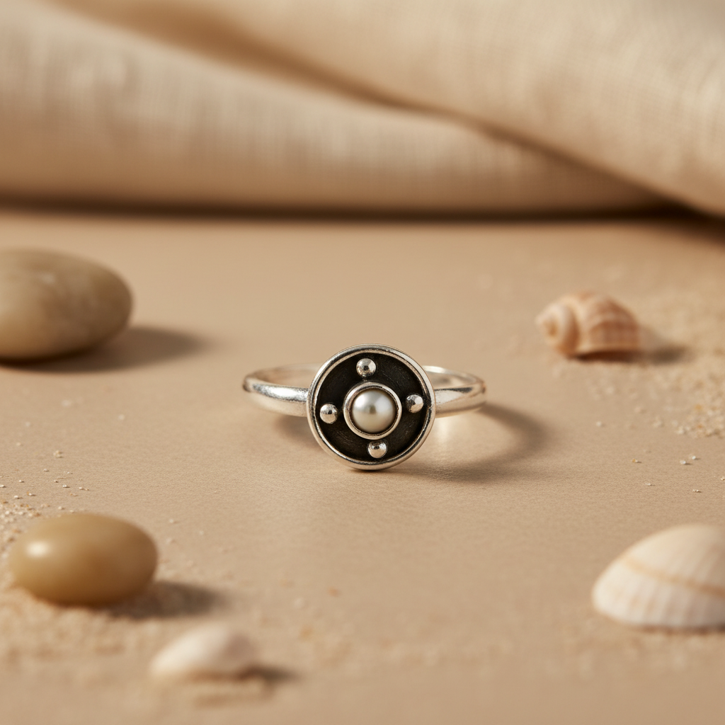 925 Silver Pearl Ring for Women | Minimalist Jewelry