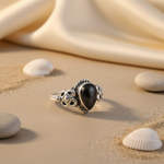 Load image into Gallery viewer, 925 Silver Black Gemstone Ring for Women | Gift Jewelry
