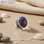 Load image into Gallery viewer, 925 Silver Purple Gemstone Ring for Women | Statement Jewelry
