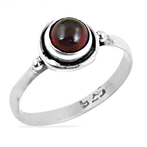 925 silver garnet ring for women | gemstone jewelry gift