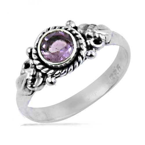 925 silver amethyst ring for women | gemstone jewelry
