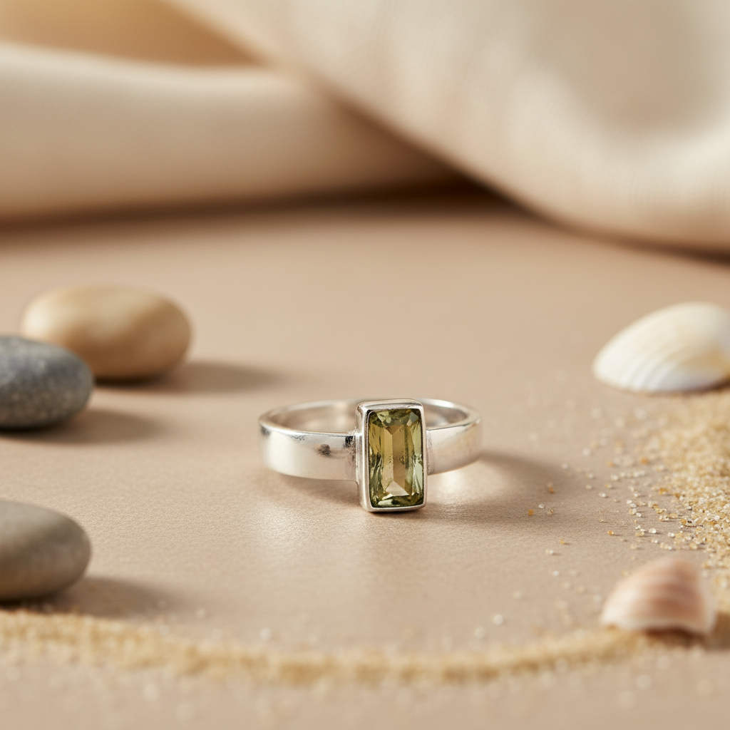 925 Silver Citrine Ring for Women | Gemstone Jewelry Gift