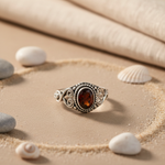 Load image into Gallery viewer, 925 Silver Garnet Ring for Women | Gemstone Jewelry
