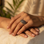 Load image into Gallery viewer, 925 Silver Marcasite Ring for Women | Sterling Silver Ring
