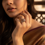 Load image into Gallery viewer, 925 Silver Garnet Gemstone Ring for Women | Cocktail Ring

