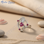 Load image into Gallery viewer, 925 Silver Ruby Ring for Women | Gemstone Jewelry Gift
