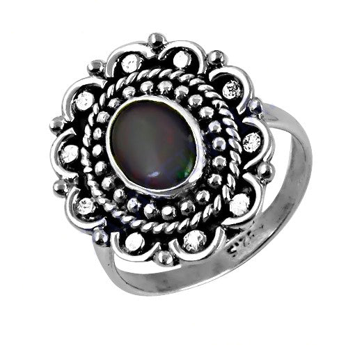 925 Silver Black Onyx Ring for Women | Gemstone Jewelry