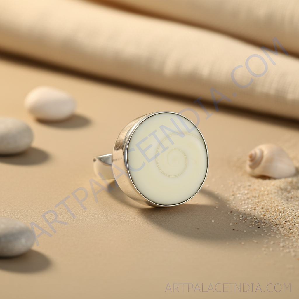 Silver Shell Ring for Women | Statement Ring | Gift