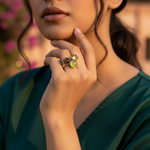 Load image into Gallery viewer, 925 Silver Gemstone Ring for Women | Cocktail Ring

