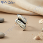 Load image into Gallery viewer, 925 Silver Pearl Ring for Women | Statement Jewelry
