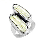 Load image into Gallery viewer, 925 Silver Pearl Ring for Women | Statement Jewelry
