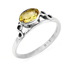 Load image into Gallery viewer, 925 Silver Citrine Ring for Women | Gemstone Jewelry
