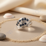 Load image into Gallery viewer, 925 Silver Sapphire Ring for Women | Gemstone Jewelry
