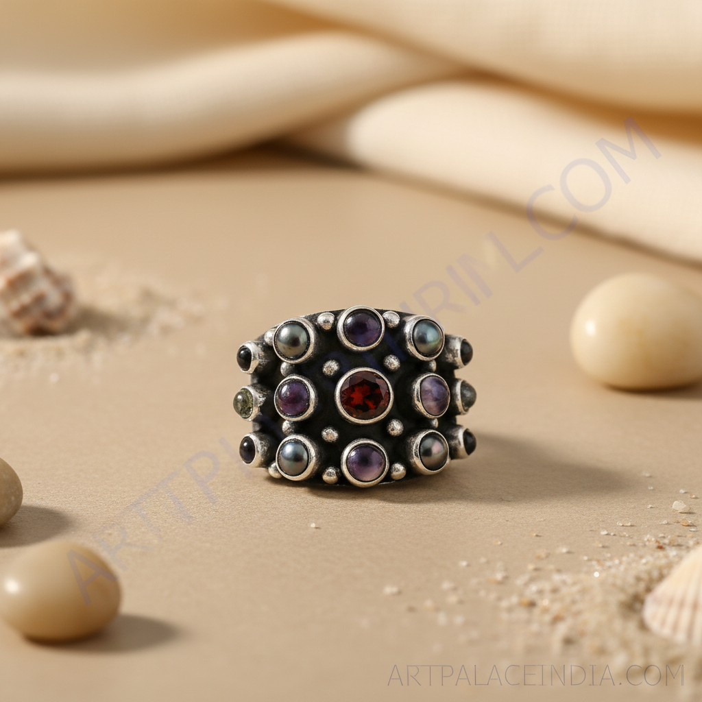 925 Sterling Silver Gemstone Ring for Women | Cocktail Ring