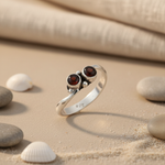 Load image into Gallery viewer, 925 Silver Garnet Ring for Women | Gemstone Jewelry Gift
