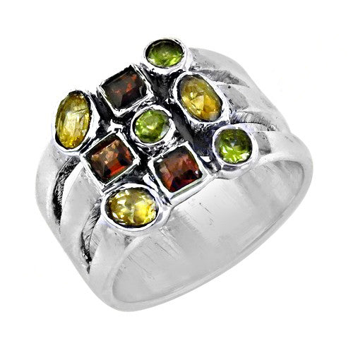 925 Silver Gemstone Cocktail Ring for Women | Statement Jewelry