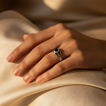 Load image into Gallery viewer, 925 Silver Onyx Ring for Women | Statement Jewelry
