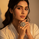 Load image into Gallery viewer, 925 Silver Multi-Gemstone Ring for Women | Cocktail Ring
