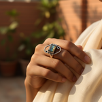 Load image into Gallery viewer, 925 Sterling Silver Labradorite Ring for Women | Gift Jewelry
