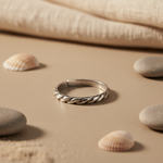 Load image into Gallery viewer, 925 Silver Twisted Rope Ring | For Women | Daily Wear
