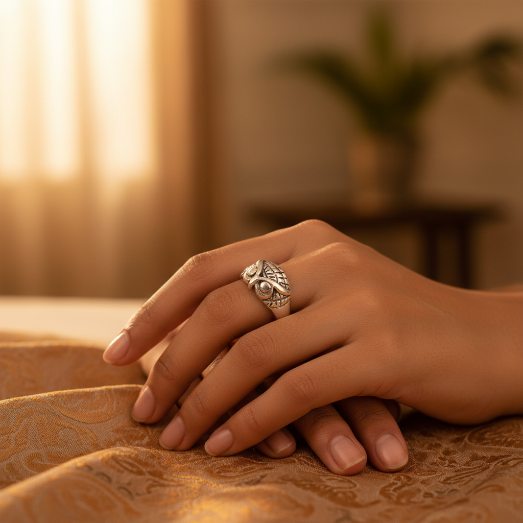 925 Sterling Silver Owl Ring | Women's Ring | Gift for Her