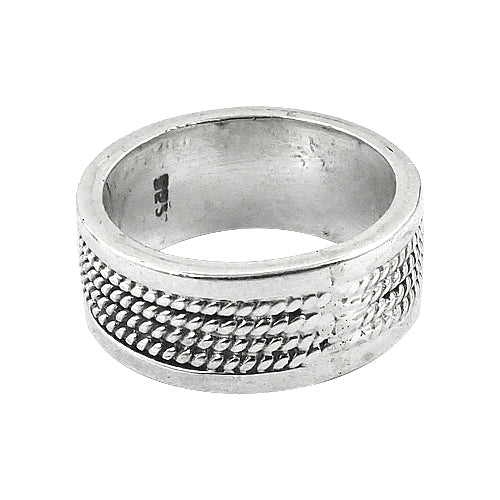 925 Sterling Silver Textured Ring for Women | Gift Jewelry