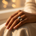 Load image into Gallery viewer, 925 Silver Star Cutout Ring for Women | Statement Jewelry
