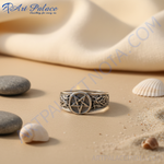 Load image into Gallery viewer, 925 Sterling Silver Pentagram Ring | Gothic Jewelry for Men
